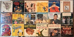 16 Broadway Cast LP Lot Hair Grease Fiddler Mary Poppins Whorehouse VG+/EX