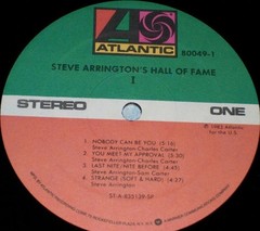 Steve Arrington’s Hall Of Fame – I (LP, Album, SP ) (Near Mint (NM or M-))