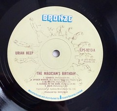 Uriah Heep “The Magician’s Birthday”1972 LP Vinyl-Super Rare 1st. UK Press-A1/B1