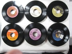 record lot 45 rpm VG+/NM- 125 vinyl NO sleeves pop hits 70s/80s FREE SHIP 5Q