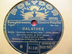 1933 Bernadette Lemichel du Roy MAX DE RIEUX Masse GALATHEE Duet POLYDOR 522587