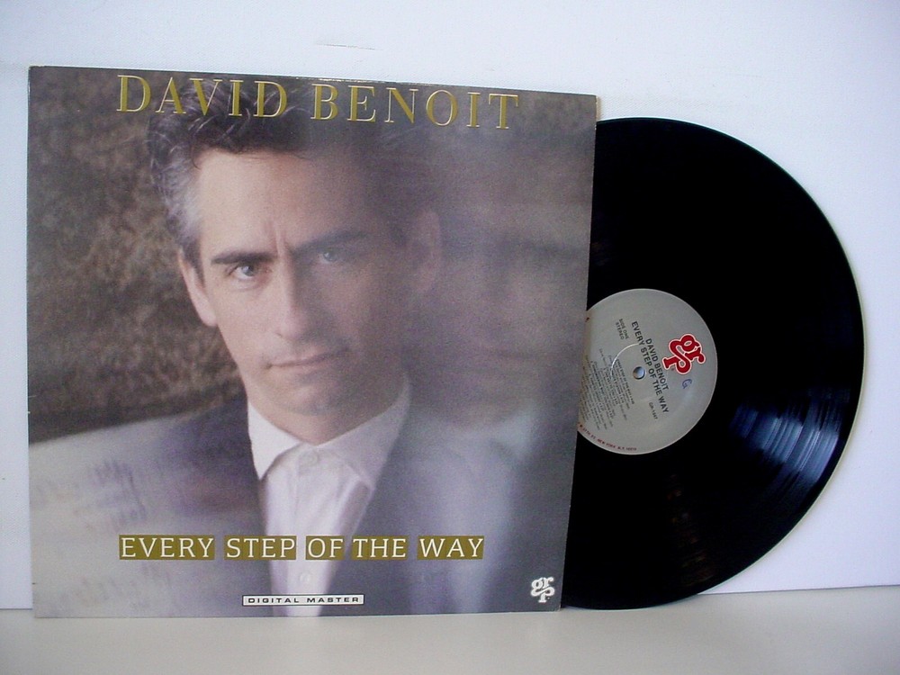 DAVID BENOIT “Every Step Of The Way” Original LP from 1988 (GRP GR-1047)