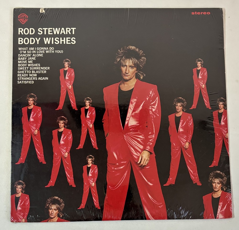 SEALED LP ~ ROD STEWART Body Wishes