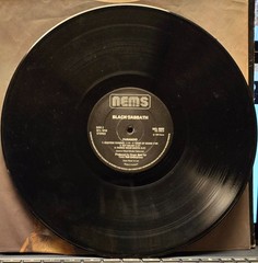 Black Sabbath – Paranoid LP Netherlands VG/VG NEMS NEL 6003 Gatefold Cover
