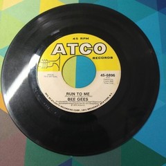 Bee Gees – Run To Me/Road To Alaska – 1972 ATCO Records 45-6896 7″ 45-RPM VG