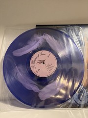 Laufey – A Matter Of Time Feather Filled Vinyl Record Bad World Periwinkle
