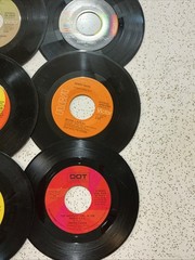 LOT OF 26 45rpm records – 1950s/1960s/70s Country Pop and Rock Hits