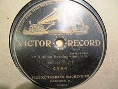 1904 Samuel SIEGEL Mandolin composed Autumn Evening VICTOR GRAND PRIZE 4754