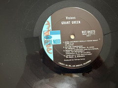 Grant Green Blue Note 84373 LP “Visions” Jazz ~ 1971 1st Press ~ Soul Funk