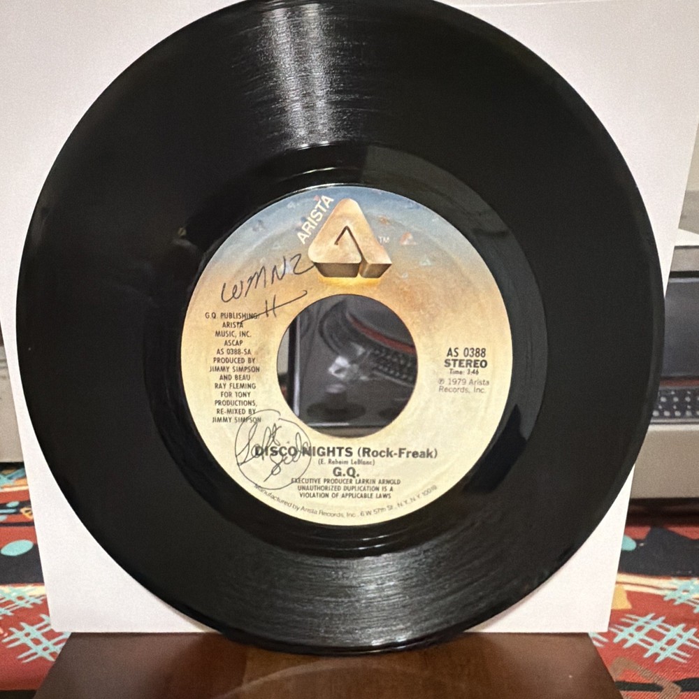 G.Q. Disco Nights (Rock-Freak) 7″ 45RPM Arista AS 0388 1979
