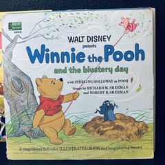 7 Disneyland Records Walt Disney Vinyl Bambi Winnie Pooh Pinocchio Mickey Peter
