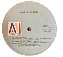 EL COCO DANCING IN PARADISE Disco 12” LOVE IN YOUR LIFE 12″ 1977 Rinder & Lewis