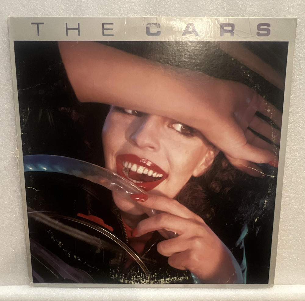 The Cars The Cars Elektra 6E-135 12″ 33RPM Stereo Black Vinyl LP Rock