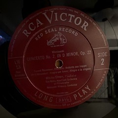 RCA Victor Red Seal Wieniawski Concerto No. 2 Elman LP 33 RPM LM-53