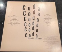 Ryuichi Sakamoto Coda Japan Music Vinyl LP 2010’s f/s used