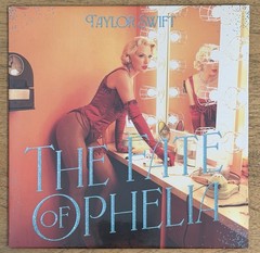 Taylor Swift The Fate of Ophelia LP Orange Glitter 7″ Vinyl LP Record NEW SEALED