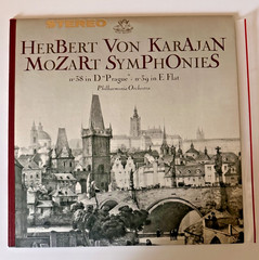 Mozart, Herbert von Karajan, Philharmonia Orchestra – Symphonies No.38 Angel NM
