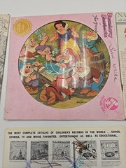 Vintage Lot 6 Of Children’s LP’s Walt Disney Snow White, Candy Man, Sesame Stree