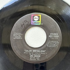 JIM CROCE Lot of 5 7” 45RPM Records Leroy Brown, Operator, Time In Bottle