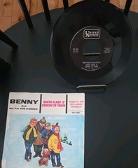 Santa Claus is Coming to Town 45 RPM Benny and His Pal Joe OBrien 1963 UA Record