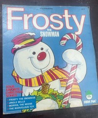 Frosty the Snowman 45rpm Vinyl Record 1980 Peter Pan Records 2612 Jingle Bells