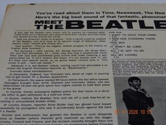 Beatles-Meet The Beatles LP Mono 1964 (1 BMI) 1st Pressing West Coast #6 ST 2047