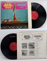 Sanremo Festival Vinyl LP Record Lot 26 Italy 1960s-1990s VG+ NM San Remo