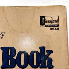 Walt Disney The Jungle Book Disneyland 3948 LP & Illustrated Book 1967
