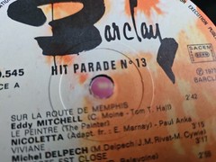 Hit Parade N° 13 1977 NM LP France Rock Pop Disco Compilation Barclay 920.545