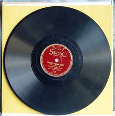 78 RPM 10″ Sonora 100 Clyde Bernhardt Blue Blazers Triflin Woman Blues Sweet Jam