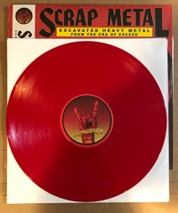 LP: SCRAP METAL V-1 – Excavated Heavy Metal NEW V/A RED VINYL Air Raid Resless
