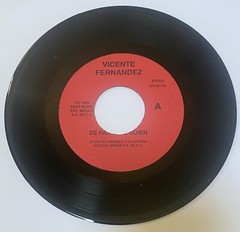 Vicente Fernandez “ El Corrido De Los Perez / De Parte De Quien “ 45 Latin Vinyl
