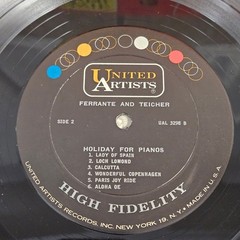 Ferrante & Teicher – Holiday for Pianos LP Record 1963 United Artists Easy