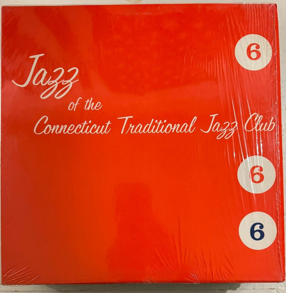 JAZZ OF THE CONNECTICUT TRADITIONAL JAZZ CLUB 6 – VINYL LP BLACK – VG+ – A6