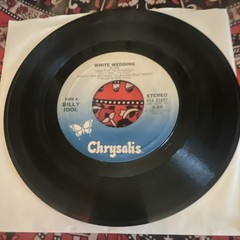 Billy Idol White Wedding 7″ Black Vinyl Single Chrysalis VS4 42697 Stereo