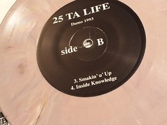 25 TA LIFE N.Y.H.C. 1993 DEMO 7-INCH RECORD RARE #’d BROWN COLORED VINYL NOS