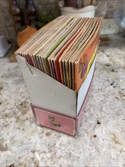 Lot of 22 Vintage SEE HEAR READ Walt Disney’s Books & Records 33 1/3 RPM And 45