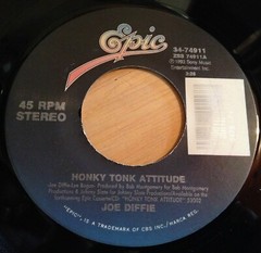 Joe Diffie 45 Honky Tonk Attitude / Just A Regular Joe