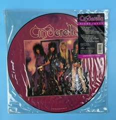 Cinderella: Night Songs 1987 Mercury Records Picture Disc Vinyl LP Hype Sticker