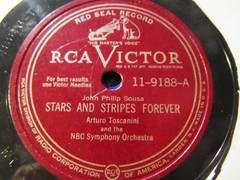 ARTURO TOSCANINI J P Sousa STARS AND STRIPES FOREVER NBC Symphony Victor 11-9188