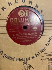 Vintage Frank Sinatra 10″ 78 RPM Shellac Record Lot 9 Discs 1940s Columbia