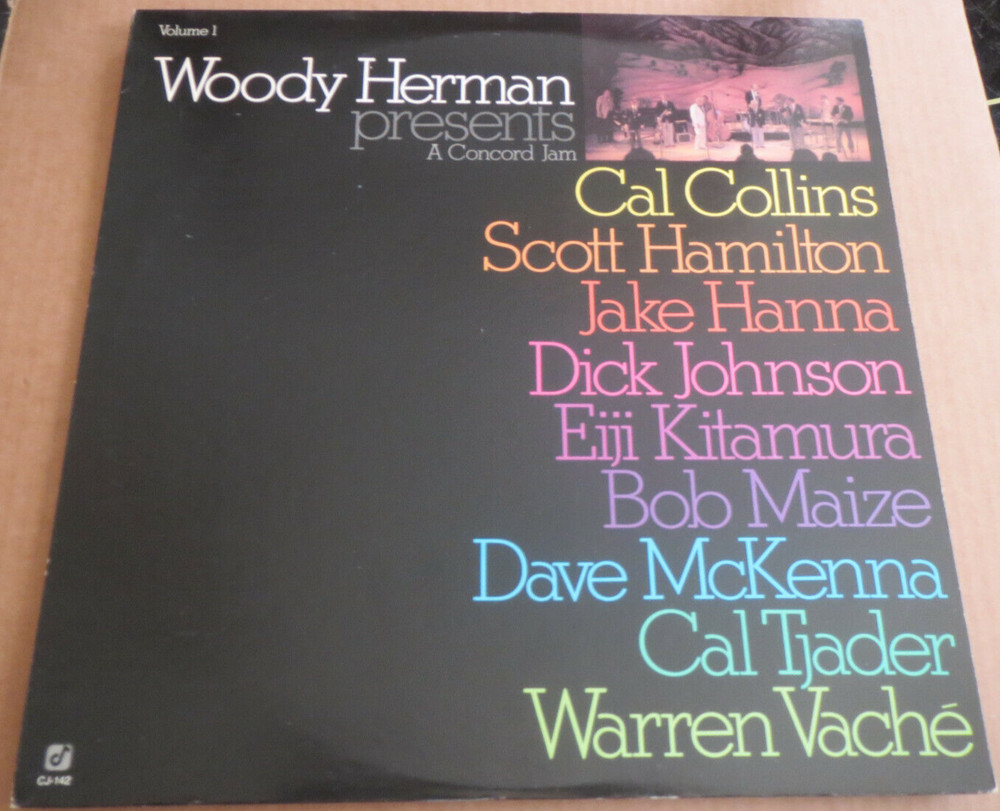 33RPM Concord Woody Herman – Presents Concord Jam Volume 1, high grade E or V++