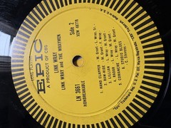 Link Wray & The Wraymen (Vinyl Mono LP, 1960) Epic Records LN-3661 – Demo