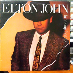Elton John – Breaking Hearts LP ~ Sad Songs Vinyl Excellent (EX)