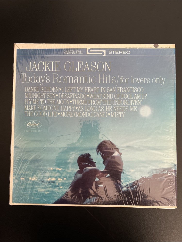 Jackie Gleason Vinyl LP Playtested SW 1978 Today’s Romantic Hits For Lovers Only
