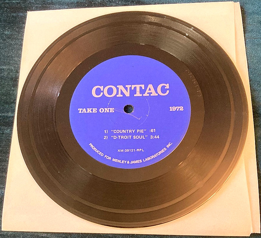 Contac: Take One 7″ EP 1972 rare private press jazz/funk library?