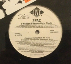 RARE SEALED – 2 PAC – I WONDER IF HEAVEN GOT A GHETTO – REMIXES – 1997 ORIGINAL