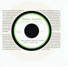 Unknown – DONT BUG ME BABY b/w CLYDE PITTS – LONELY SIDE OF TOWN (50s ROCKABILLY
