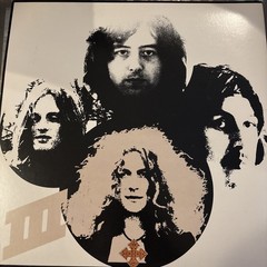 LED ZEPPELIN- III LATE 1970s RE OF 1970 CLASSIC HARD ROCK PSYCH SHRINK HYPE EX