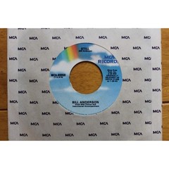 BILL ANDERSON I LOVE YOU DROPS 45RPM 7″ VINYL JUKEBOX RECORD + TITLE STRIP NM